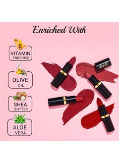 Pure Lips Moisture Rich Lipstick For Women- A65 Ruby Touch, 4G | High Glossy, Creamy Finish & Smooth Texture| Hydrated Lips | Enriched With Vitamin E, Coconut Oil & Shea Butter | Intense Colour & Highly Pigmented | Lip Makeup - pzsku/Z1DAADDA9B4977ACA896CZ/45/_/1733729781/9318b7c9-d533-46be-bb6f-64b7393b31f6