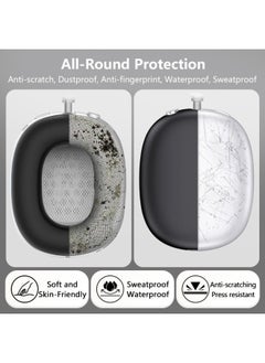 Generic Suitable For Airpodsmax Silicone Cover Headset Protective Cover For Apple Airpodsmax Earphone Case-Color:Silicone*sky Blue 3-piece Set (headband Cover*1+shell Cover*1 Pair+ear Cushion Cover*1 Pair)-Applicable Models:Universal For Airpods Max 1/2 Generation  - Image 4