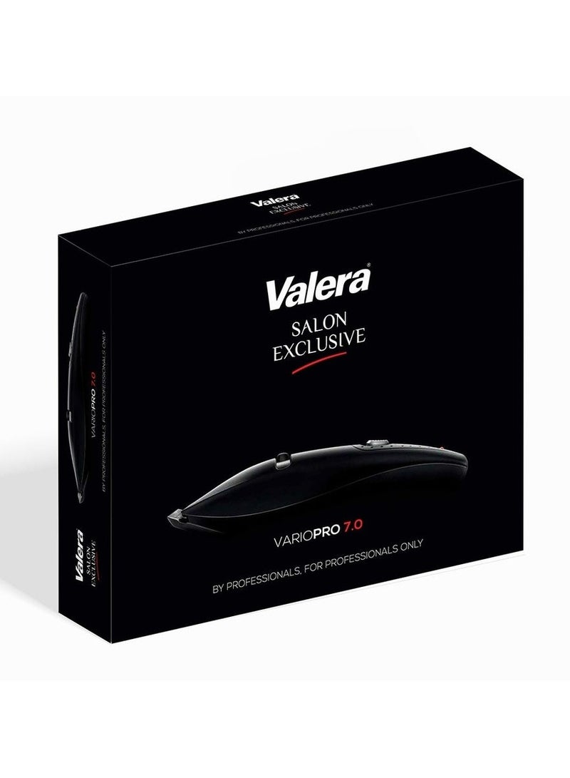 Valera Valera Professional Hair Clipper Set VarioPro 7.0 – Cordless Grooming Kit for Men | Swiss-Made Salon Exclusive Clippers with Diamond-Ground Blades, 5 Combs, Adjustable Lengths – Black - Image 3