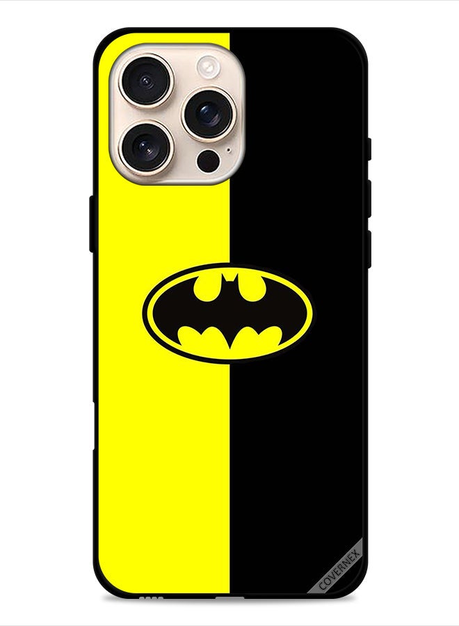 Covernex Apple iPhone 16 Pro Protective Case Cover Batman Logo Clip Art - Image 1