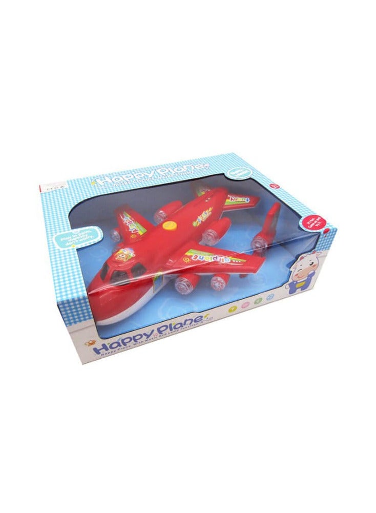 Red Plane Toy with Lights and Music.