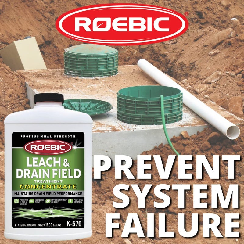 Roebic روبيك K-570-Q 32 أونصة مفتح حقل التسرب والصرف - حل صديق للبيئة وقابل للتحلل البيولوجي - Image 4