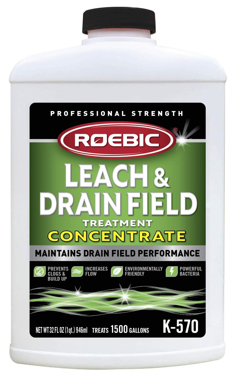Roebic روبيك K-570-Q 32 أونصة مفتح حقل التسرب والصرف - حل صديق للبيئة وقابل للتحلل البيولوجي - Image 1