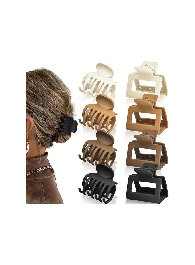 ORiTi Double Row Teeth Hair Clips Small Claw Clips for Thin Hair 4 Pack - Image 2