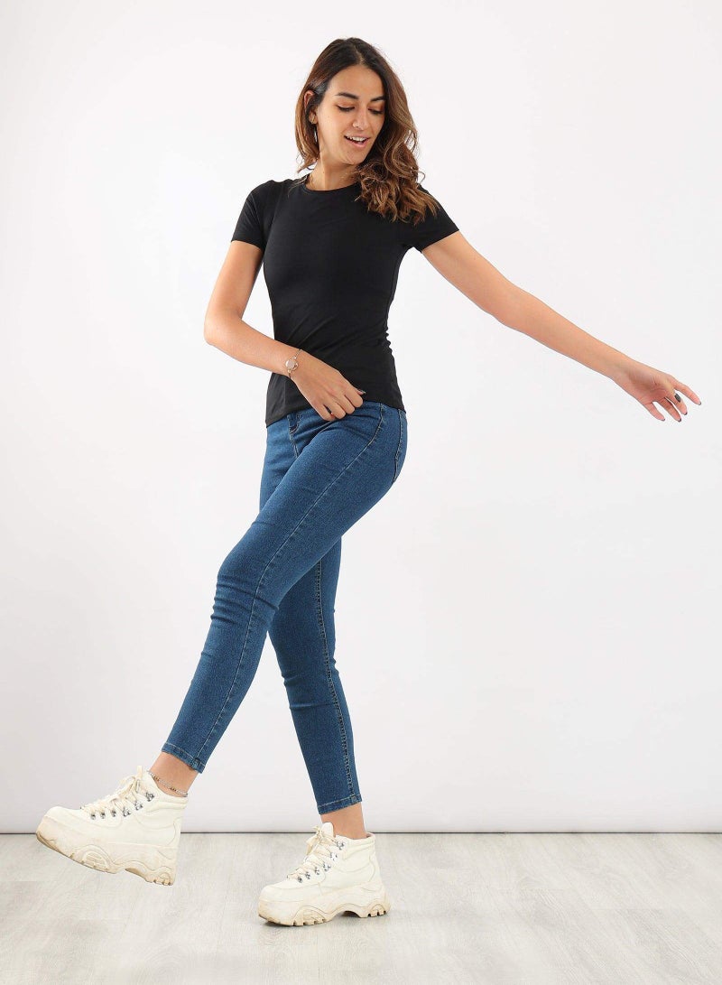 Karma Women Viscose Body Line Half Sleeve Undershirt  - Image 4