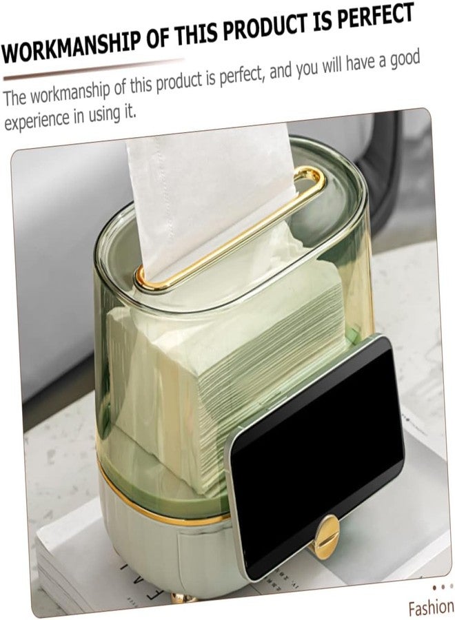 MIXEN Napkin Holder Desktop Tissue Box Storage Abs Carton Paper Towel Holder - Image 2