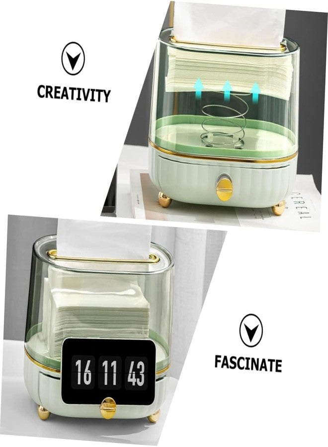 MIXEN Napkin Holder Desktop Tissue Box Storage Abs Carton Paper Towel Holder - Image 3