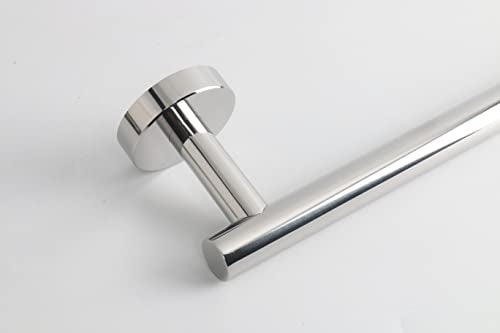 TocTen Bath Towel Bar - Thicken SUS304 Stainless Steel Bathroom Towel Holder, Towel Rod for Bathroom Heavy Duty Wall Mounted Towel Rack Hanger (18IN, Polished Chrome) - Image 5