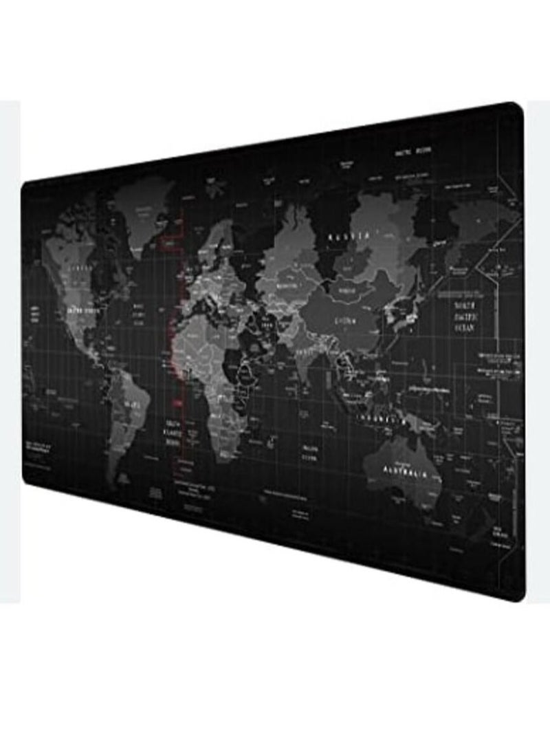 Generic - Large Mouse Pad Extended Gaming Mouse Pad Non Slip Rubber Base Mouse pad Smooth Cloth Surface Keyboard Mouse Pad for Computer 800 X 300 - Image 1