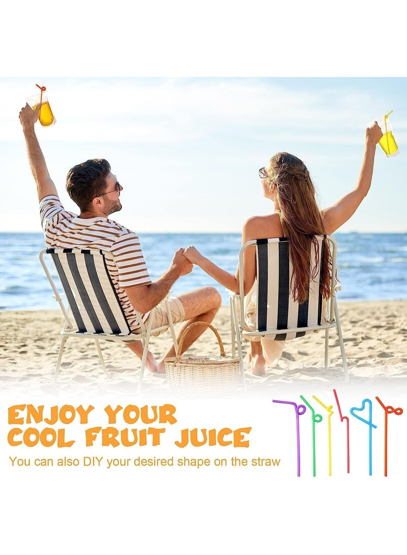 100 Pack Clear Drink Pouches with Straws Plastic Juice Pouches for Adults and Kids, Disposable Drink Bags Stand up Zipper Drinking Pouches for Smoothie Juice Coffee Tea, Birthday Party Favor - Image 5