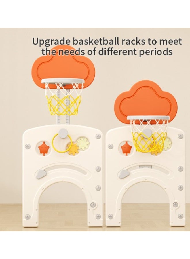 فول جوي زحليقة اطفال مع تلسكوب وكرة سلة وطاولة وبيت لعب داخلي ومرمي كرة قدم  للأماكن الداخلية والخارجية للاماكن المغلقة او المفتوحة - Image 5