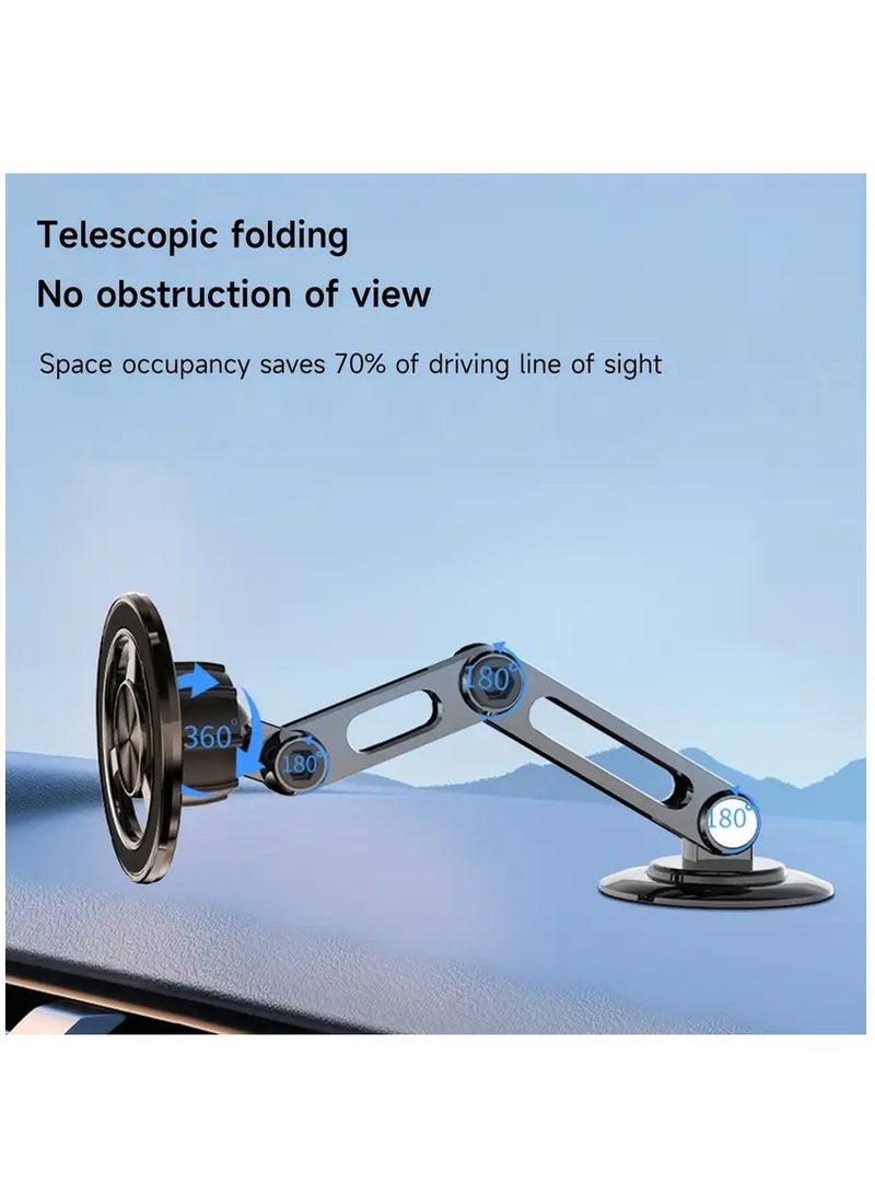 MOCOM MagSafe Phone Holder - 360° Rotation Magnetic Car Magsafe Phone Holder  Ultimate Magnetic Phone Mount, Home/Kitchen/Office/Car Dashboard/Desk Universal Phone Stand For iPhone 15 Pro Max,15Pro,14,13,12 - Image 3