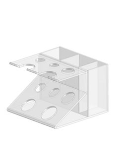 Clear Cosmetic Storage Container, Acrylic Cosmetics Storage Box, Acrylic Makeup Brush Holder, Acrylic Shaving Cream Dispenser, Plastic Storage Bins For Vanity, Undersink, Kitchen Cabinets, Pantry