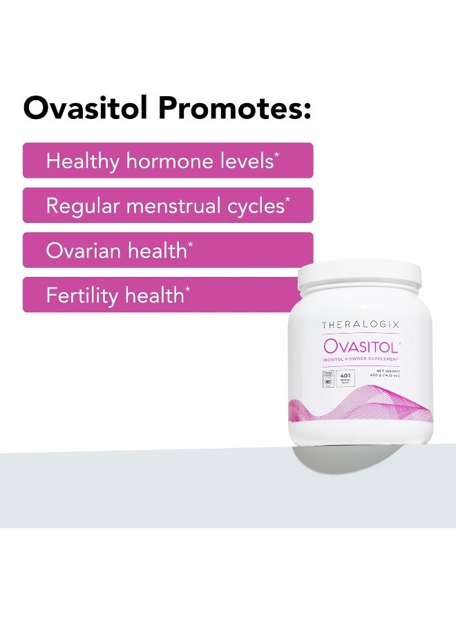 Theralogix Ovasitol Inositol Powder Supplement 400g for Women - Image 3