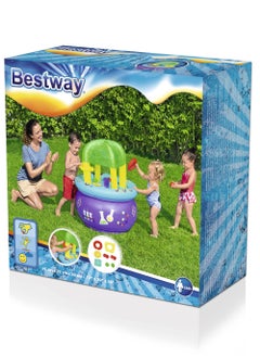 Bestway Playcenter Lil LearnLab Water Table 76x76x88cm | Inflatable Toys | Educational and Learning Water Toy | Perfect for Toddlers and Kids
