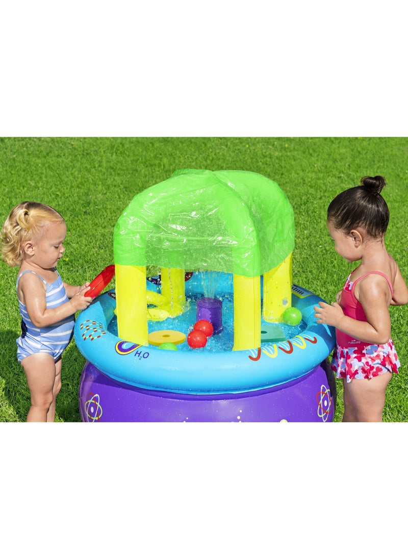 Bestway - Bestway Playcenter Lil LearnLab Water Table 76x76x88cm | Inflatable Toys | Educational and Learning Water Toy | Perfect for Toddlers and Kids - Image 1