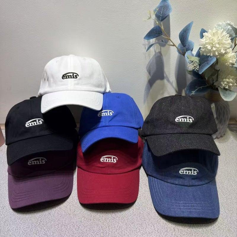 Emis Korean Style Unisex Fashionable Casual Baseball Cap with Letter E - Versatile and Trendy - Image 2