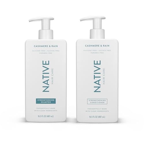 Native Cashmere & Rain Shampoo and Conditioner Contain Naturally Derived Ingredients | All Hair Types, Color & Treated, Fine to Dry Damaged, Sulfate & Dye Free - 2-Pack - Image 1
