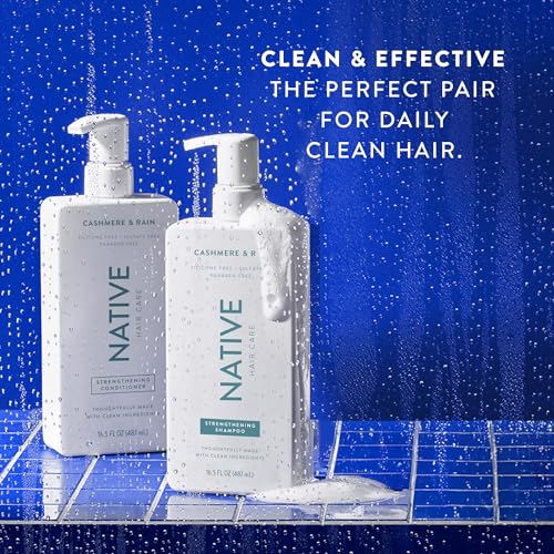 Native Cashmere & Rain Shampoo and Conditioner Contain Naturally Derived Ingredients | All Hair Types, Color & Treated, Fine to Dry Damaged, Sulfate & Dye Free - 2-Pack - Image 4