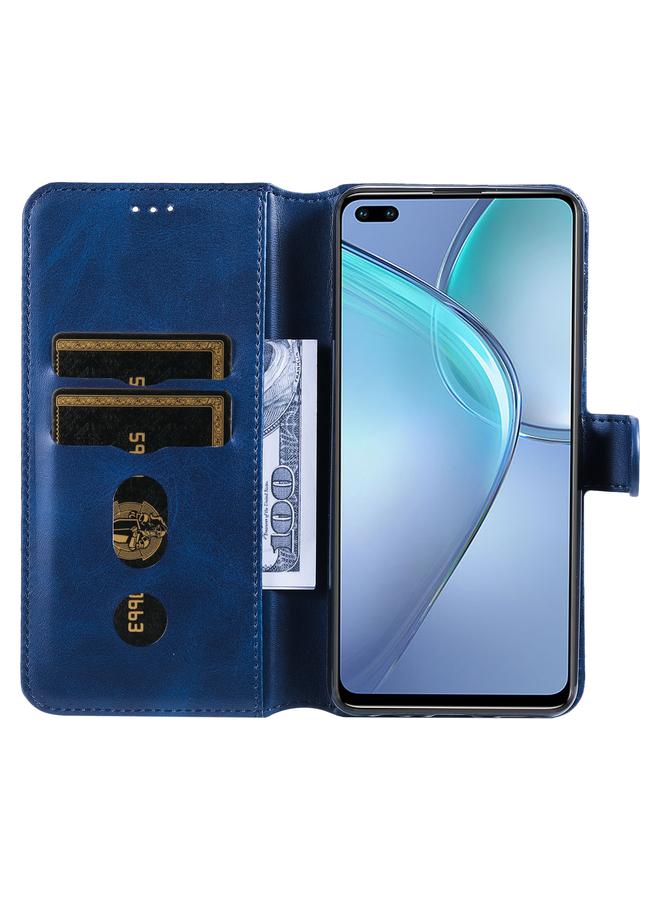 اس-توب جراب لهاتف Infinix Zero 8 مصنوع من جلد العجل PU + TPU بتصميم أفقي قابل للطي مع حامل وفتحات للبطاقات ومحفظة - Image 4