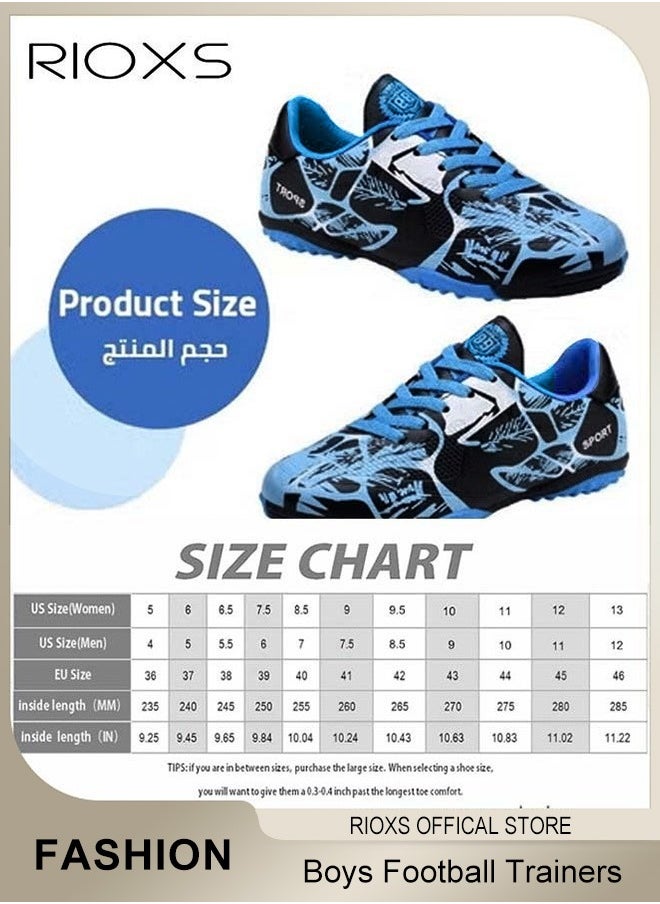 ريوكس - والأحذية الرياضية للفتيان، وأحذية كرة القدم للذكور والإناث، وأحذية كرة القدم المتخصصة للأطفال، وأحذية التدريب على الألعاب، وأحذية التزلج على التزلج للأطفال والمراهقين والكبار، وأحذية الرياضة في الهواء الطلق، والأحذية الرياضية التي تناسب الأرضيات الصلبة داخل المباني - Image 1