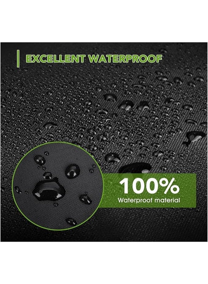 Heavy Duty Oxford Waterproof Patio Furniture Covers Outdoor Chair Covers UV All Weather Protection Patio Chair Cover for Backyard Garden Balcony (102*79*70cm) - Image 2