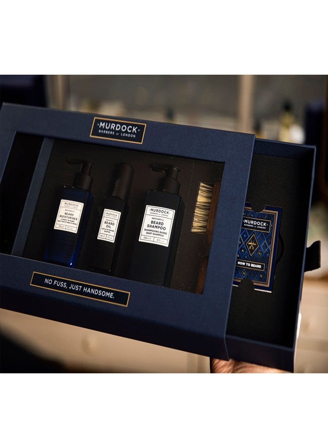 Murdock London مجموعة هدايا ماردوك لندن ريدتشيرش ستريت للرجال | تحتوي على زيت اللحية، شامبو، مرطب وفرشاة - Image 4