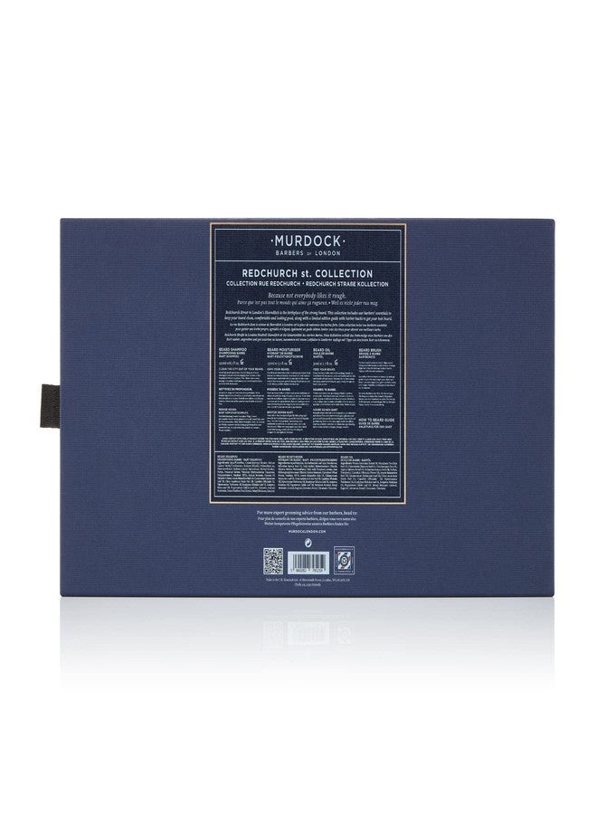 Murdock London مجموعة هدايا ماردوك لندن ريدتشيرش ستريت للرجال | تحتوي على زيت اللحية، شامبو، مرطب وفرشاة - Image 2