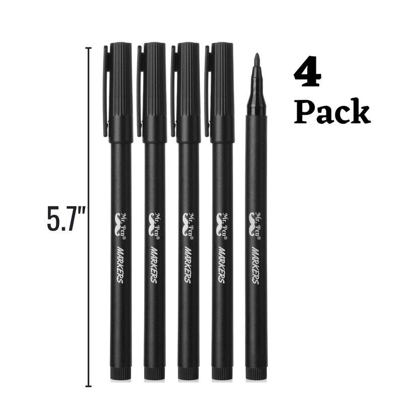 Mr. Pen- Garden Markers  Black  4 Pack  Plant Markers  Garden Markers For Plants Outdoor Waterproof  Plant Markers For Seedlings  Waterproof Permanent Marker  Plant Markers For Outdoor Plants - Image 2