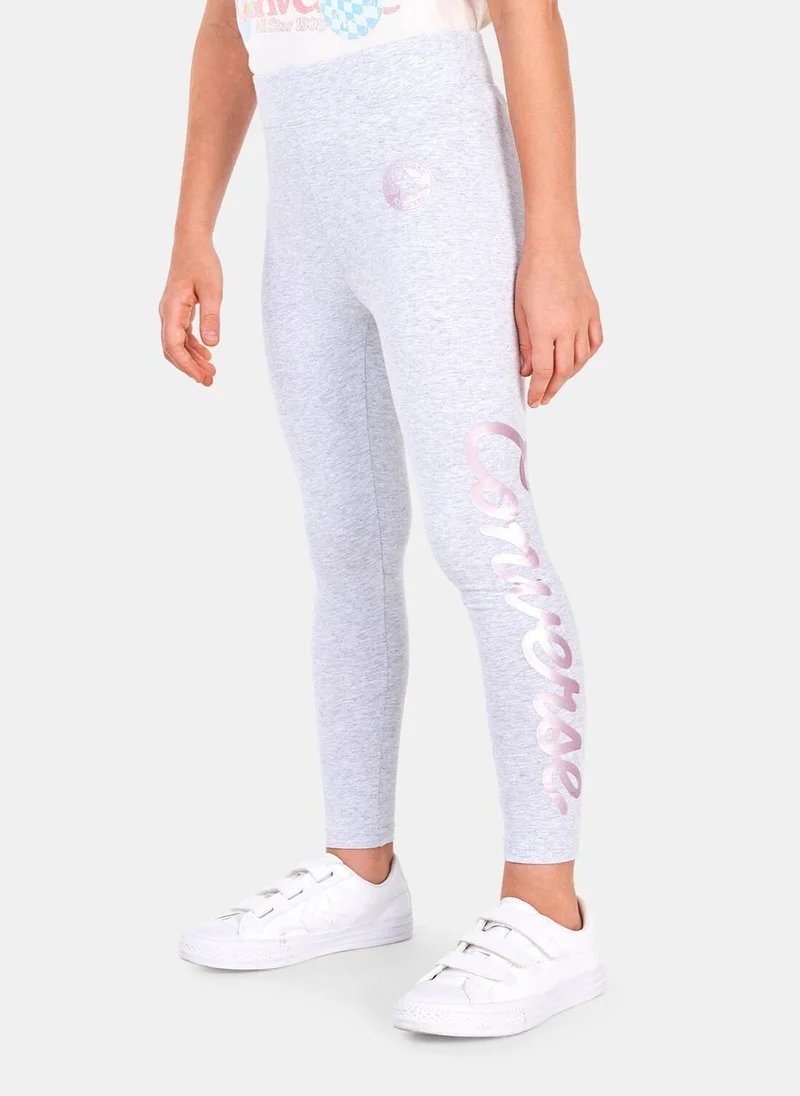 CONVERSE Kids' Metallic Ink Leggings