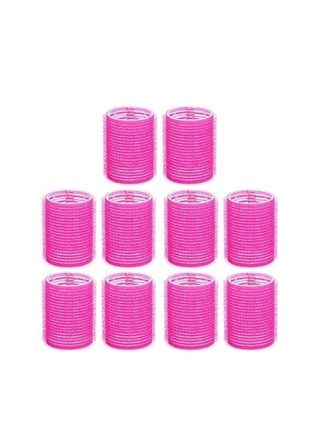 الصين بكرات شعر بلاستيكية ذات قبضة ذاتية 10 قطع - Image 3