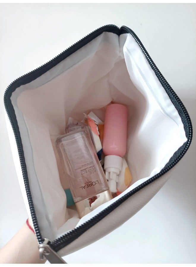 wolpin Cosmetic Makeup Kit Storage Organizer Makeup Pouch Travel Toiletry Vanity Bag Makeup Brush Lipstick Holder Portable Waterproof (25 X 9 X 16 Cm) - Image 4