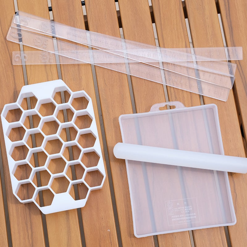 Dough divider stuffing batch average cutting mold kneading dough slitting kitchen household Dicer pasta tool(White) - Image 4