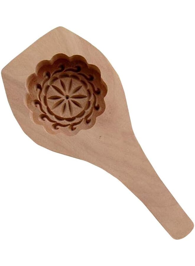 IAF Carved Round Wooden Mould Press Middle Ea