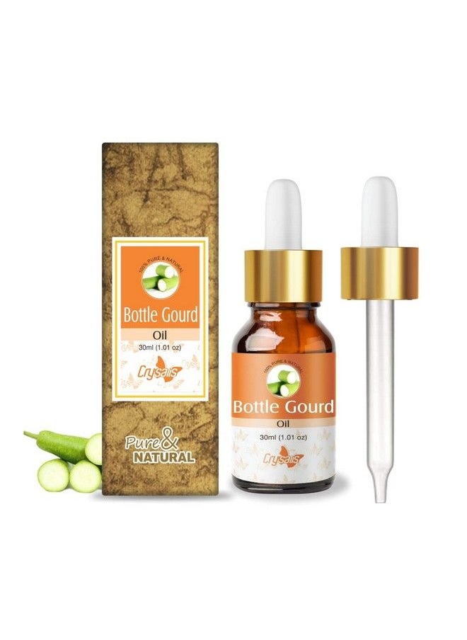 CRYSALIS Bottle Gourd (Lagenaria Siceraria) Oil;100% Pure & Natural Undiluted Essential Oil Organic Standard For Skin & Hair Care;Therapeutic Grade Oil Reduces Hair Frizziness 30Ml With Dropper  - Image 2