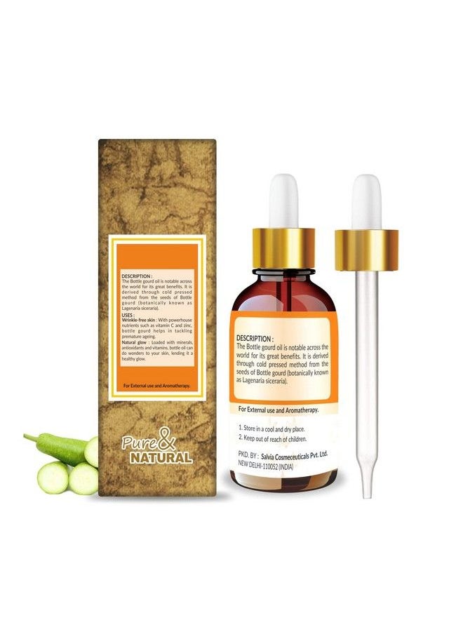 CRYSALIS Bottle Gourd (Lagenaria Siceraria) Oil;100% Pure & Natural Undiluted Essential Oil Organic Standard For Skin & Hair Care;Therapeutic Grade Oil Reduces Hair Frizziness 30Ml With Dropper  - Image 3