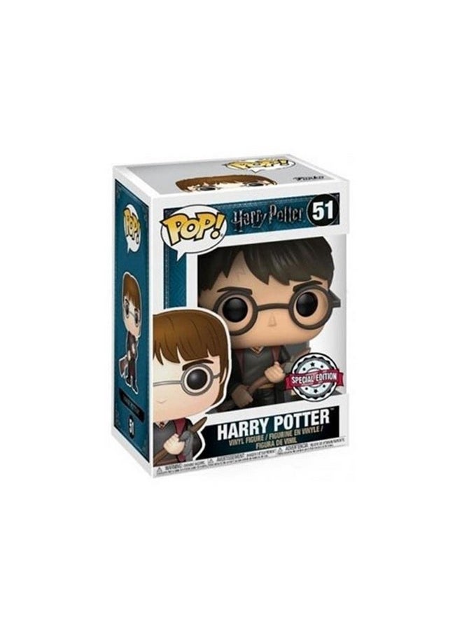 Funko Pop Harry Potter With Firebolt & Feather 51 Vinyl Figure  - Image 3