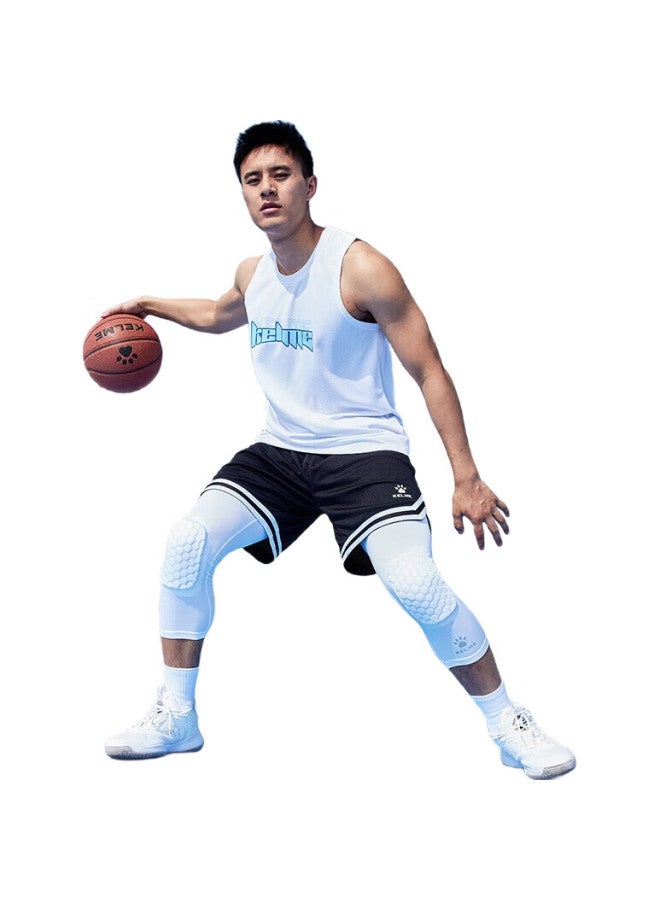 KELME Basketball Shorts For Men, Loose-Fitting Training And Running Pants, Breathable American-Style Basketball Shorts, Onyx Black, Xl - Image 3