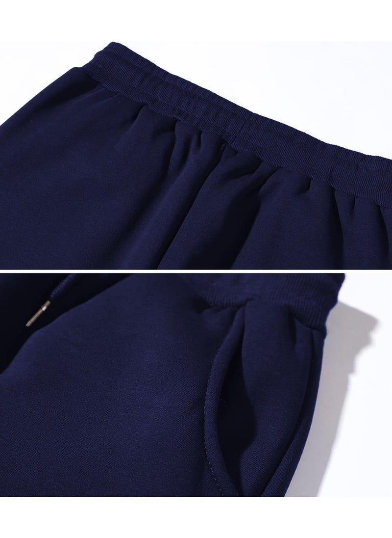 Ghassy Co. - Men's Ultra Thermal Winter Sherpa Lined Active Running Normal Leg Jogger Sweatpants - Image 1