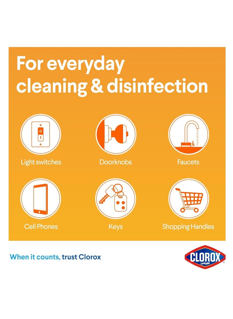 Clorox - Clorox Disinfecting Wipes Bleach Free Cleaning Wipes Crisp Lemon 35 Count - Image 1
