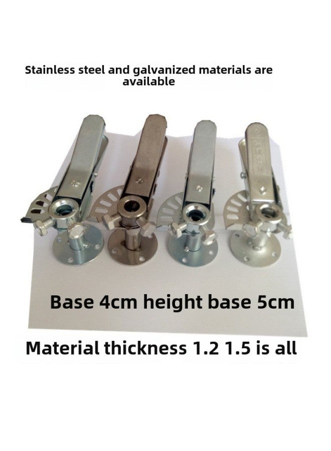 Galvanized 304 Stainless Steel Regulating Valve Handle Manual Air Volume Regulating Valve Actuator Air Valve Pressure Nozzle Turbine-Color:Turbo Worm Manual Actuator (iron Wheel)  - Image 2