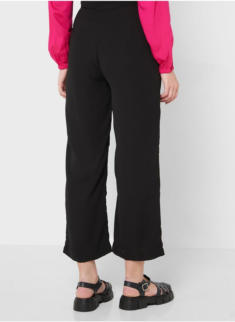 Khizana - Plicated Detail High Waist Pants - Image 1