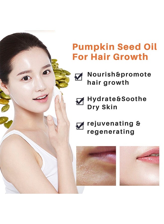 Lanthome Pumpkin Seed Oil - Promote Hair and Eyelashes Growth, Soothe Dry Skin Pumpkin Seed Oil 60ml  - Image 4