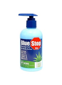 Massage Gel and Muscle Rub Made with Aloe Vera, Emu Oil, and Menthol - Provides Muscle, Joint, and Body Ache Relief - Non-Greasy for Everyday Relief - 8 Oz Pump Bottle