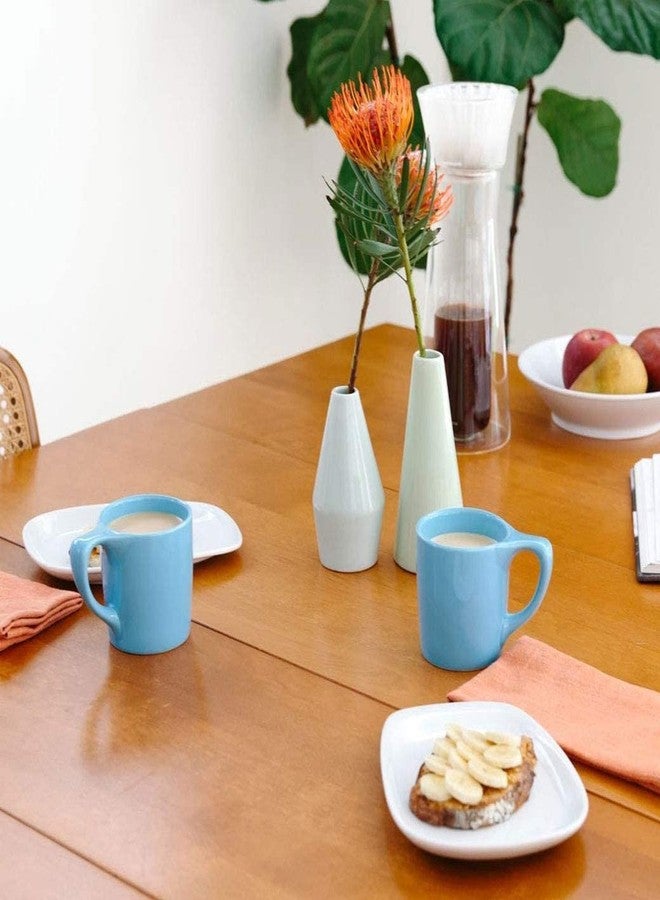 notNeutral Lino Porcelain Coffee Cup for Personal, Restaurant, Commercial Use - 10oz - Single Cup (Blue) - Image 2