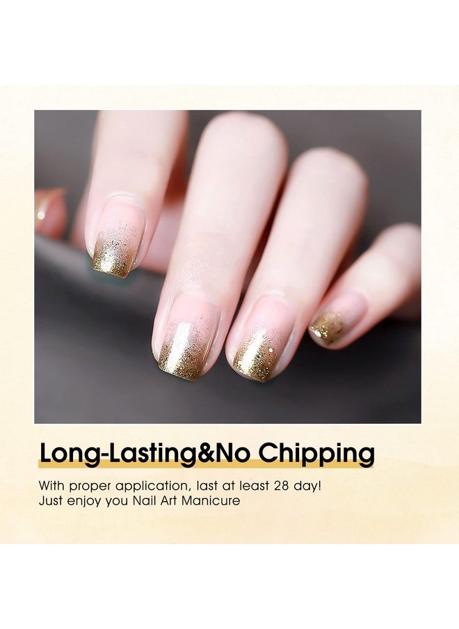 V VENALISA - Venalisa Gel Nail Polish 12Ml Gold Glitter Color Soak Off Uv Led Nail Gel Polish Nail Art Starter Manicure Salon Diy At Home 0.43 Oz - Image 1
