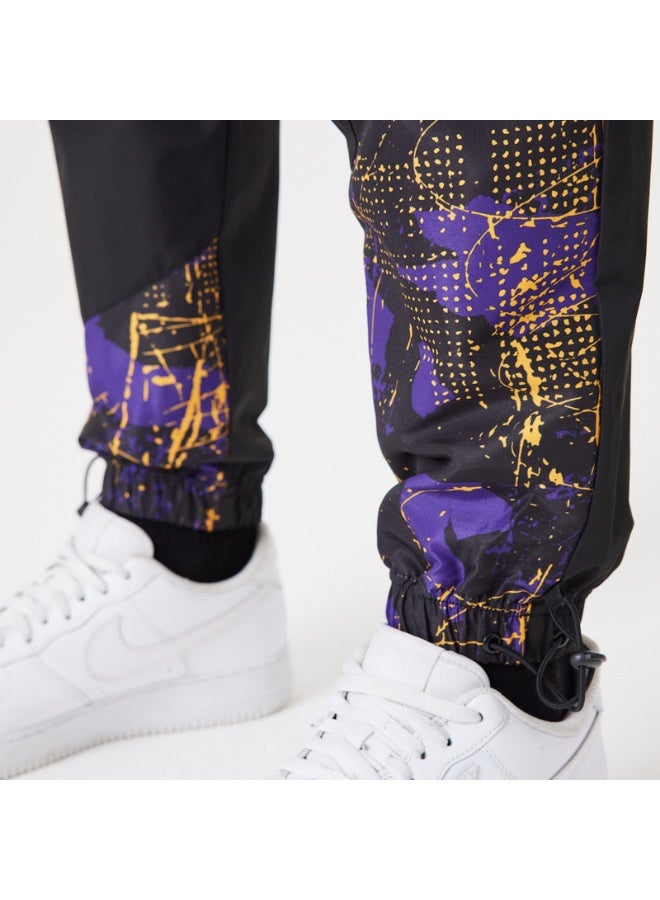 NEW ERA AOP PANEL TRACK PANT LOSLAK BLKTRP - Image 3