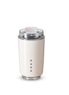 Travel Coffee Mug, Insulated Beverage Cup With Leakproof Lid, Long Lasting Coffee Tumbler With Lid And Straw, Travel Coffee Thermos White