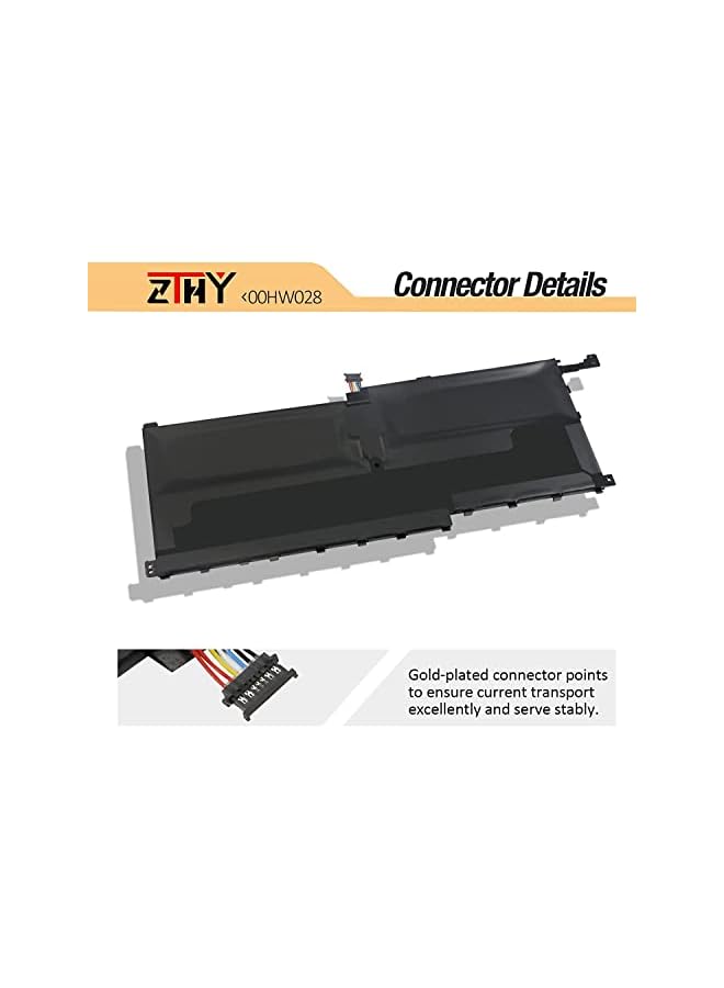 ZTHY 00Hw028 00Hw029 Laptop Battery For Lenovo Thinkpad X1 Carbon 2016 Thinkpad X1 Carbon 4Th 01Av457 01Av441 01Av439 Sb10F46467 01Av409 01Av410 00Hw029 01Av458 01Av444 01Av438 01Av440 15.2V 52Wh - Image 4
