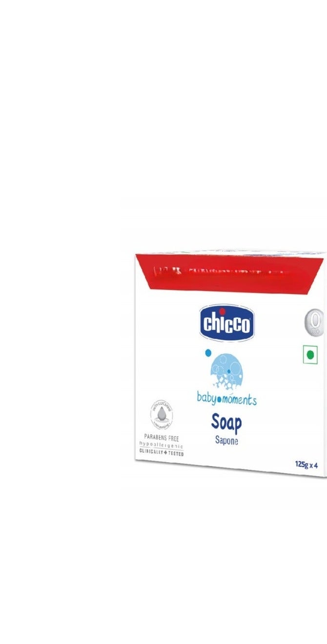 Chicco Baby Soap 125G(pack of 4) - Image 1